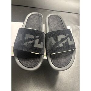 APL Athletic Propulsion Labs Women's TechLoom‎ Velvet Slide Black Sandals Size 8